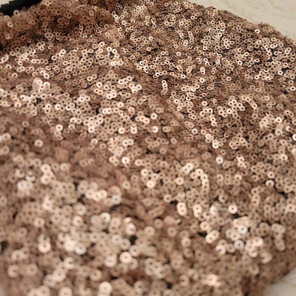 Cutie - Gold Sequin Waist Band Mini Skirt - Small (Listed Size 10) - Picture 5 of 5